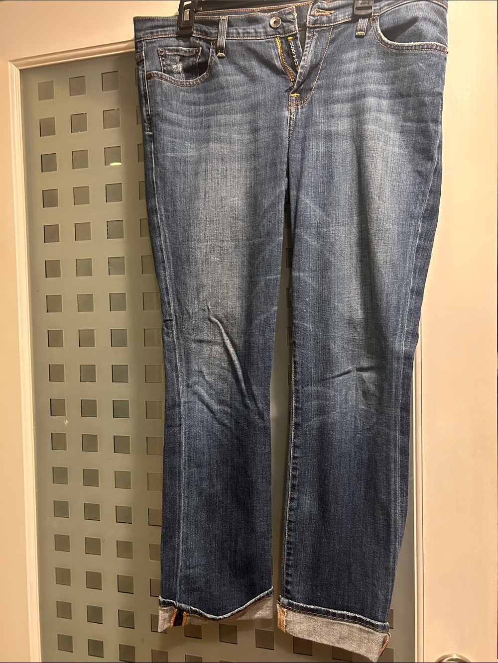 Lucky Brand Women's Medium Blue ankle straight leg